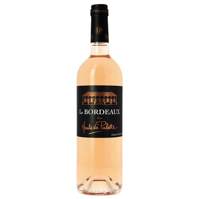 Le bordeaux des Hauts de Palette vin rosé aoc bordeaux les hauts de palette