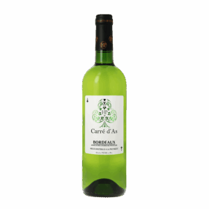 carré d'as bordeaux blanc